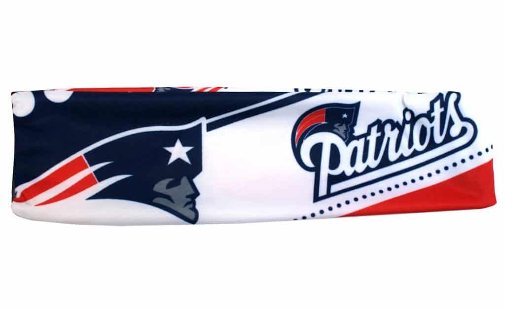New England Patriots Stretch Patterned Headband