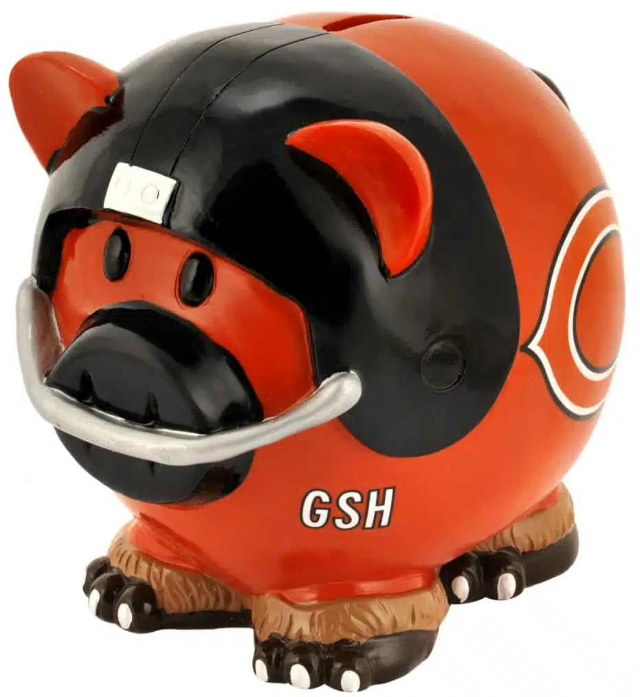 Chicago Bears Piggy Bank - Thematic Small