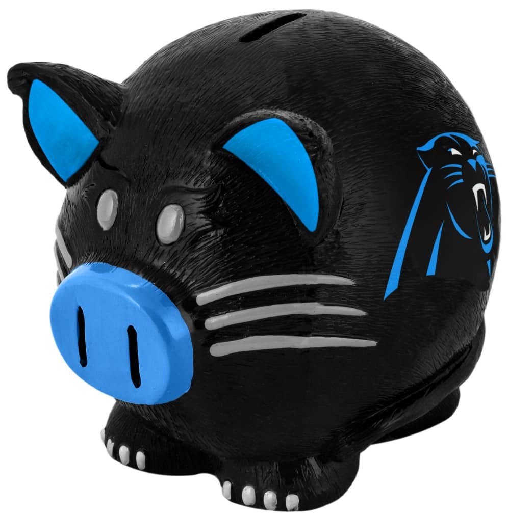 Carolina Panthers Piggy Bank - Thematic Small