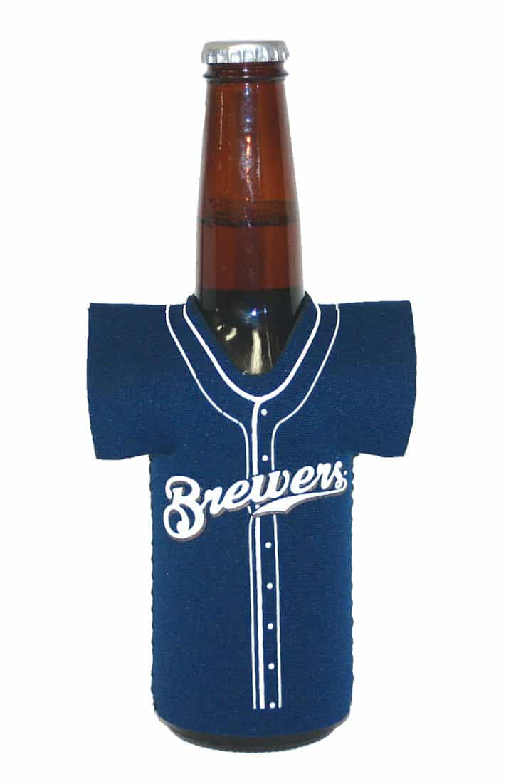 Milwaukee Brewers Jersey Bottle Holder Detroit Game Gear