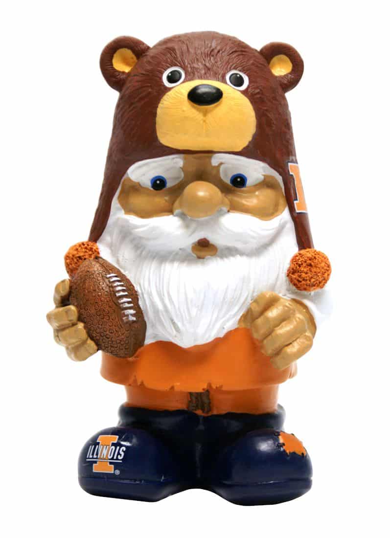 Illinois Fighting Illini Mad Hatter Gnome