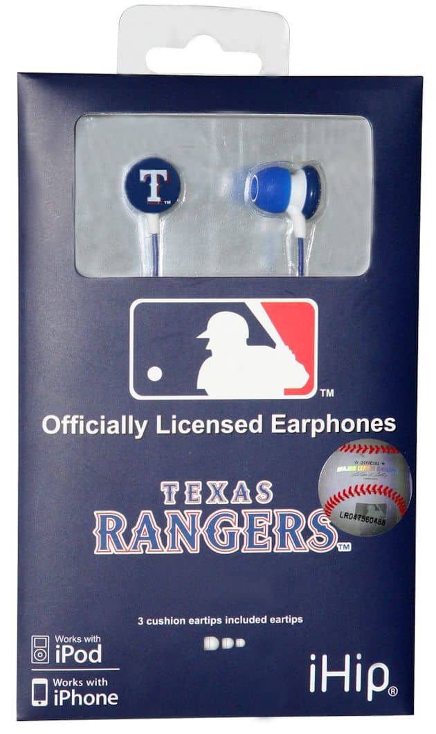 Texas Rangers Ear Buds