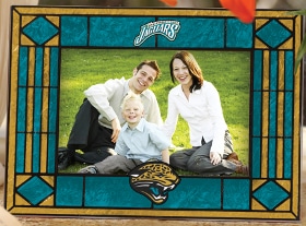 Jacksonville Jaguars Art-Glass Horizontal Picture Frame