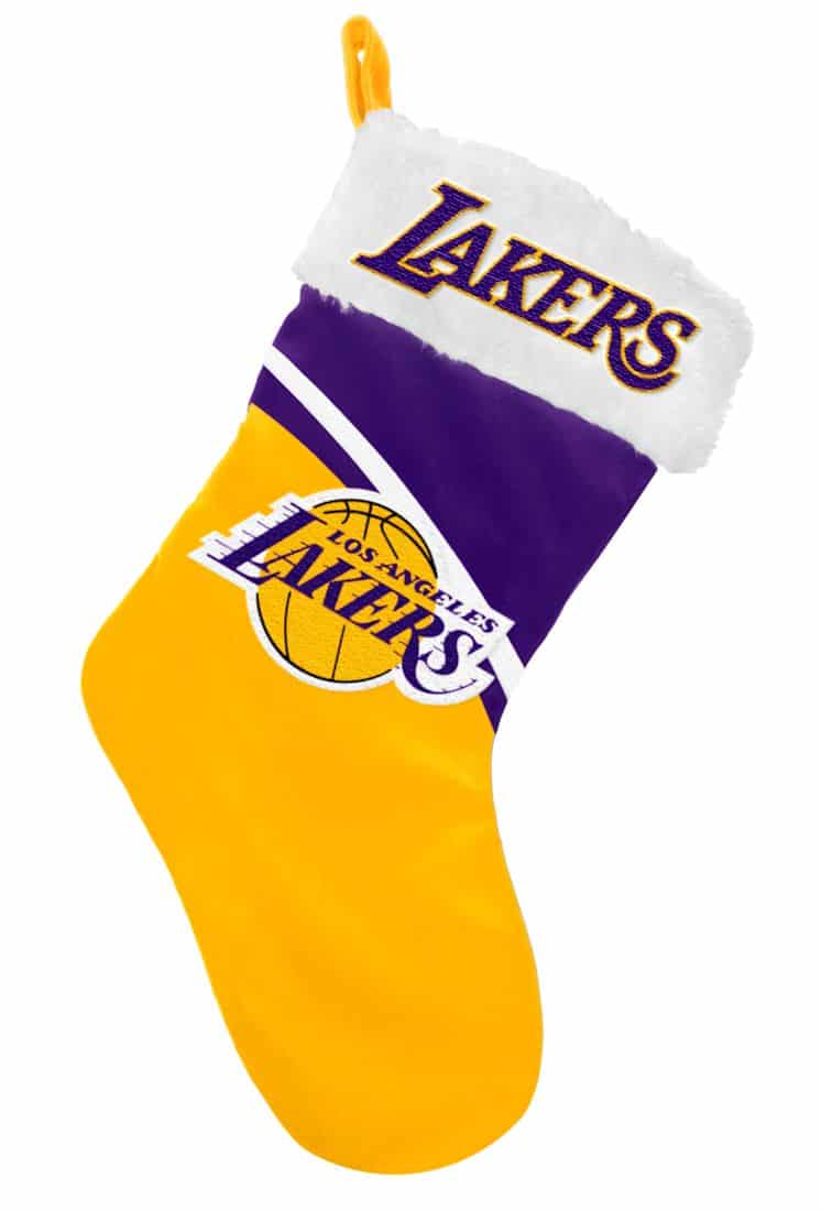 Los Angeles Lakers Holiday Stocking - 2013 Swoop Design