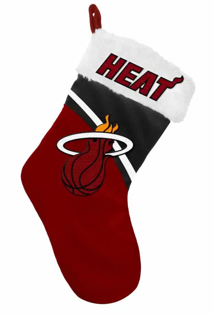 Miami Heat Holiday Stocking - 2013 Swoop Design