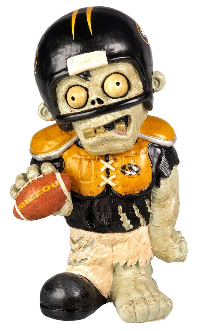 Missouri Tigers Zombie Figurine - Thematic with Football