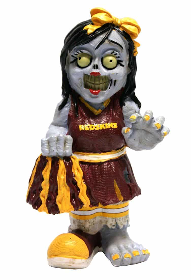 Washington Redskins Zombie Cheerleader Figurine