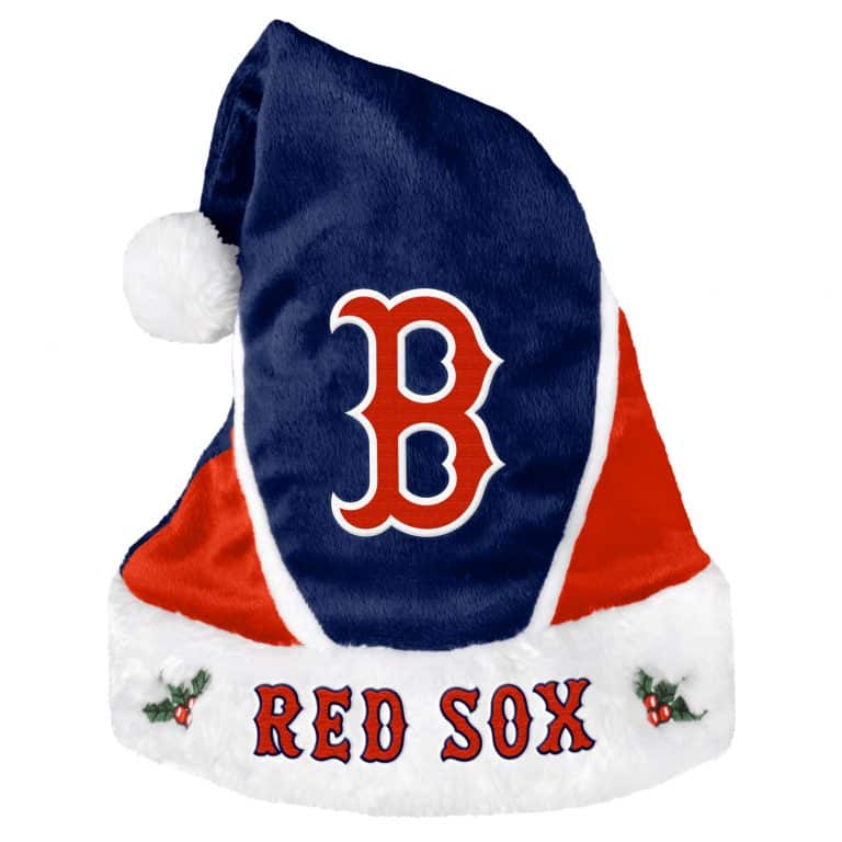 Boston Red Sox Santa Hat Colorblock 2014 Detroit Game Gear