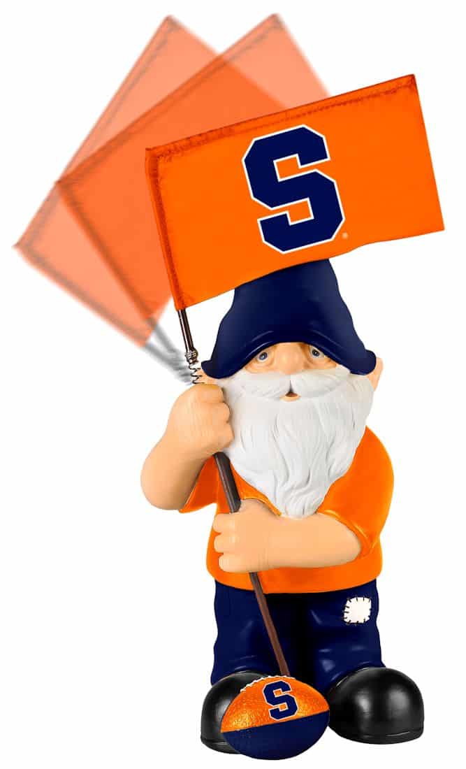 Syracuse Orange Springy Flag Gnome
