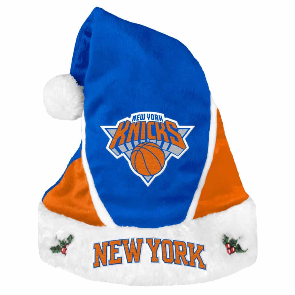 New York Knicks Santa Hat Colorblock 2014 Detroit Game Gear