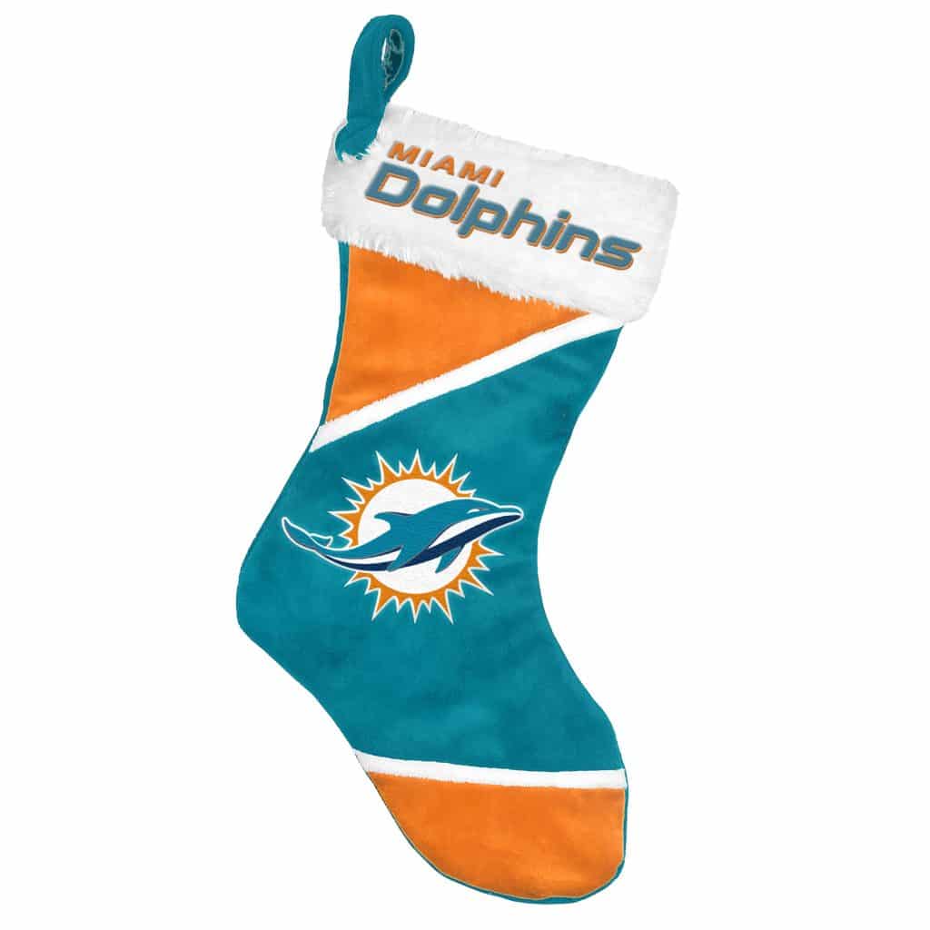 Miami Dolphins Holiday Stocking - Colorblock 2014