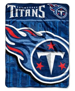 Tennessee Titans 46" x 60" Micro Raschel Throw Blanket - Livin' Large Design