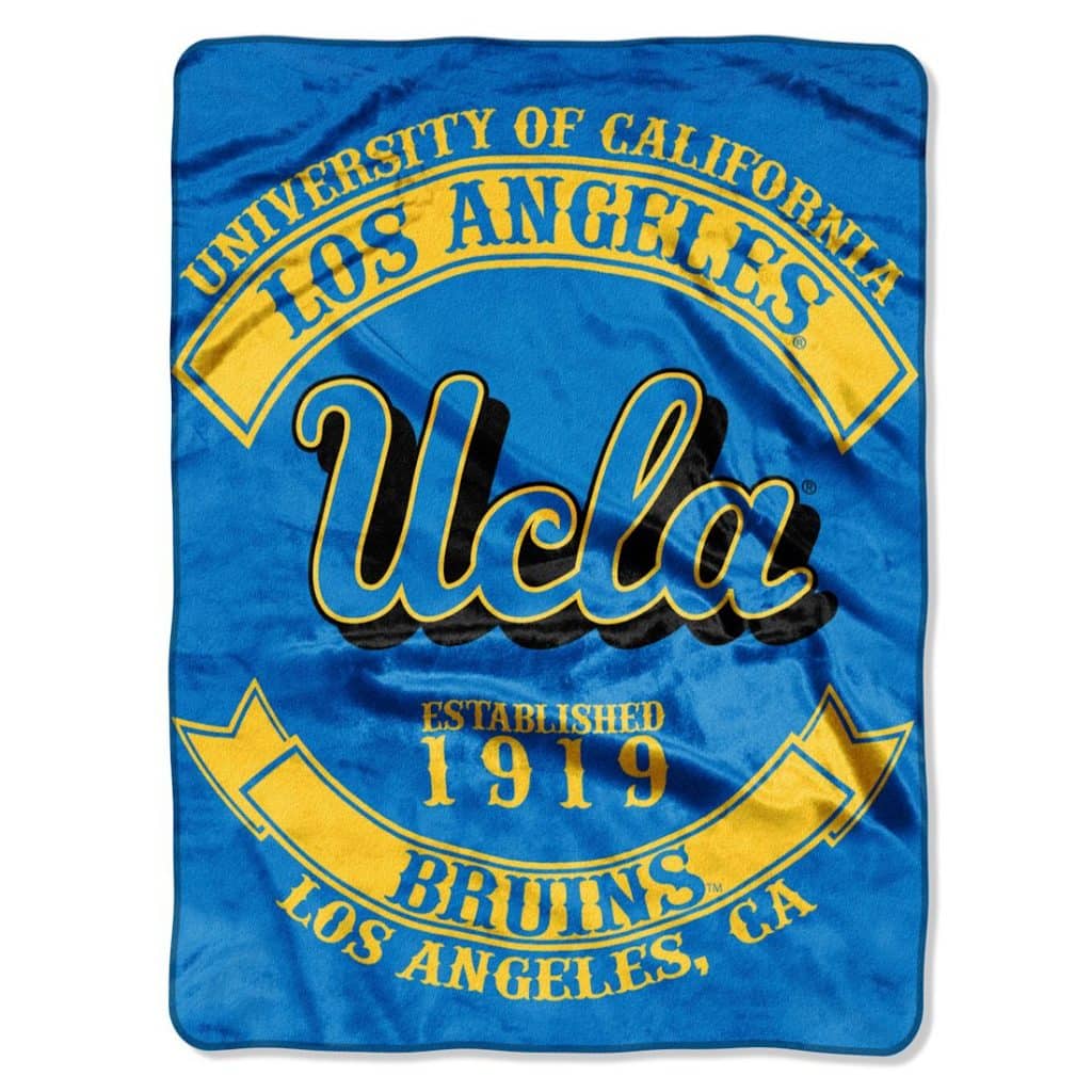 UCLA Bruins 60"x80" Royal Plush Raschel Throw Blanket - Rebel Design