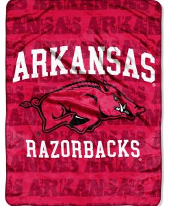 Arkansas Razorbacks 46" x 60" Micro Raschel Throw Blanket - Grunge Style