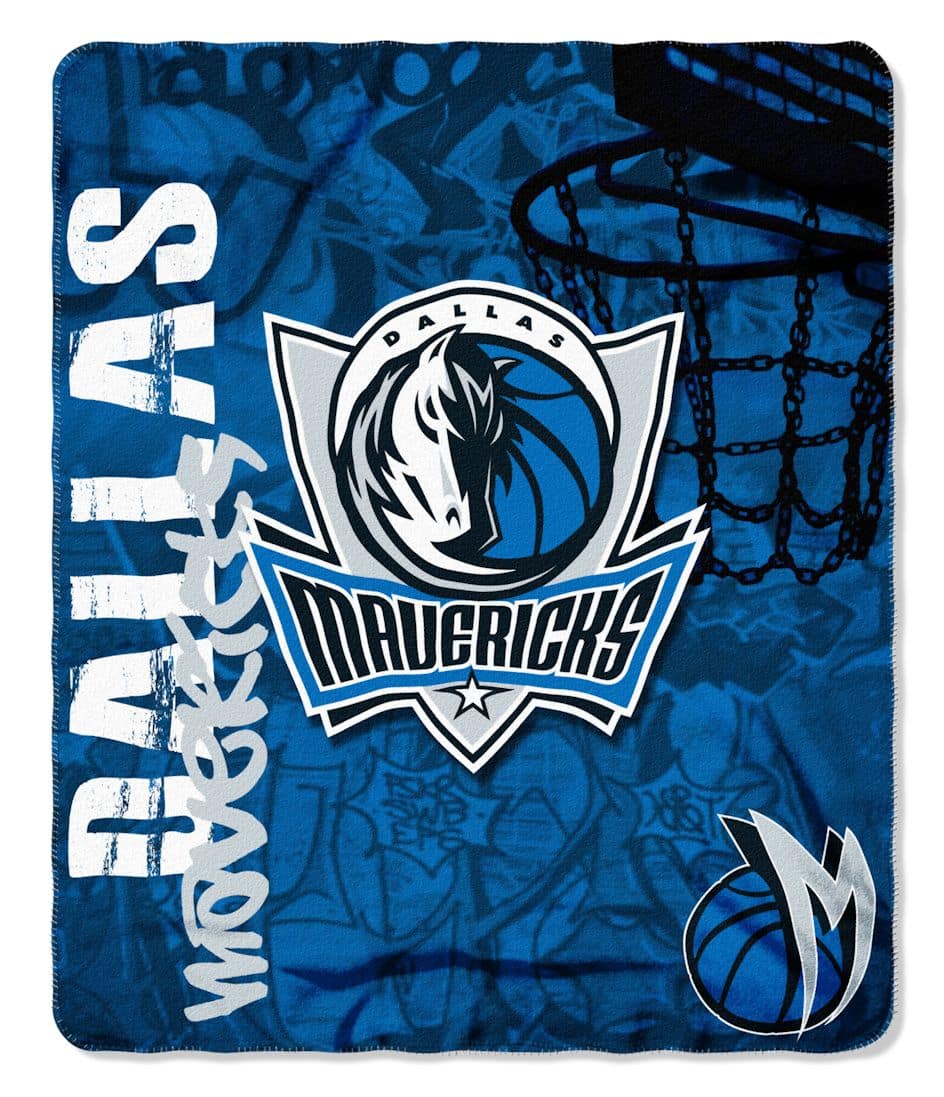 Dallas Mavericks 50x60 Fleece Blanket - Hard Knock Design