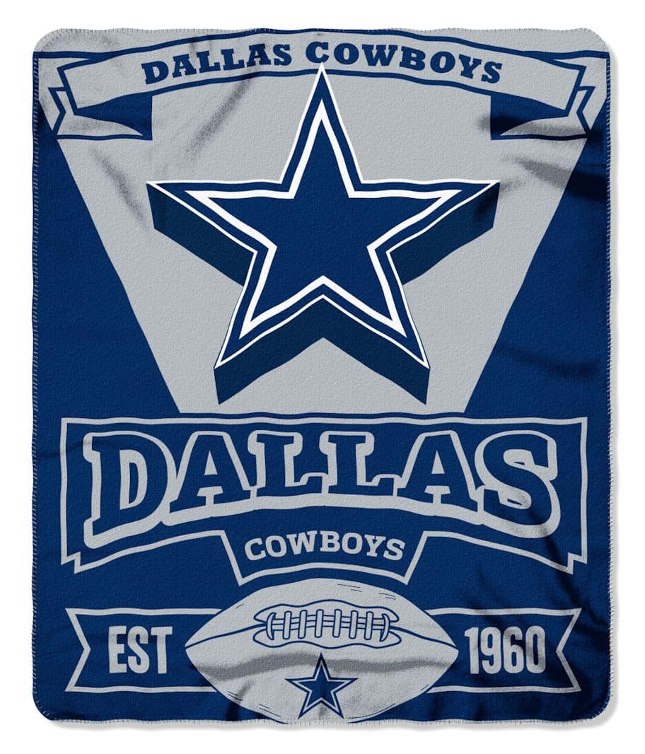 Dallas Cowboys Fleece Throw Blanket 50 x 60 - Buy at KHC ...