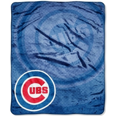 Chicago Cubs 50"x60" Retro Style Royal Plush Raschel Throw Blanket