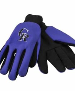 Colorado Rockies Purple Adult Two Tone Gloves