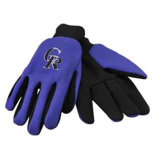 Colorado Rockies Purple Adult Two Tone Gloves