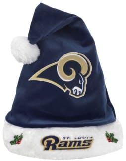 St. Louis Rams 2012 Santa Hat - Detroit Game Gear