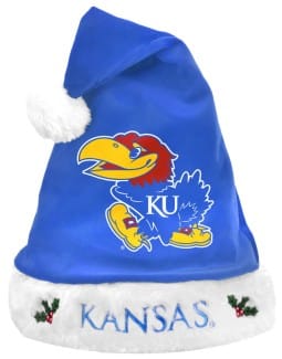 Kansas Jayhawks Santa Hat - 2012 Style