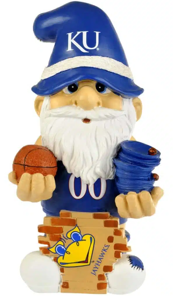 Kansas Jayhawks Garden Gnome 11" Thematic - Second String