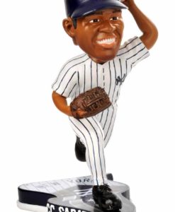 New York Yankees CC Sabathia Forever Collectibles Pennant Base Bobble Head