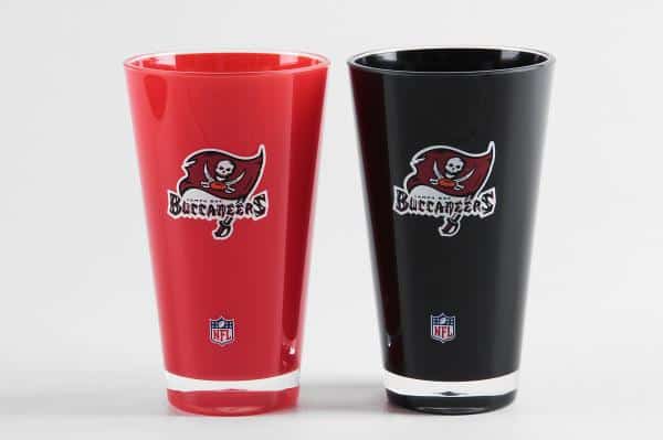 Tampa Bay Buccaneers Tumblers - Set of 2 (20 oz) - Detroit Game Gear