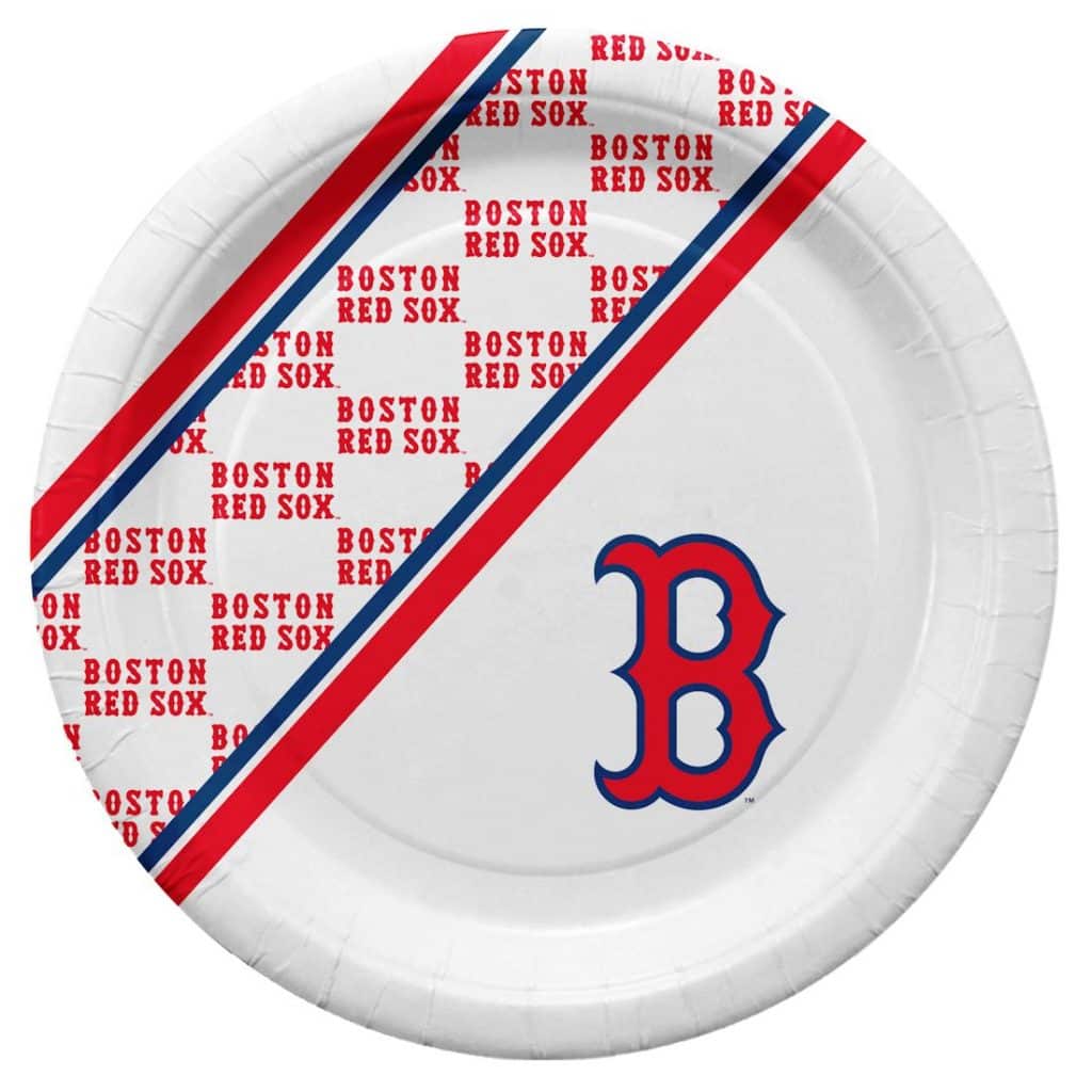 Boston Red Sox Disposable Paper Plates