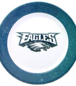 Philadelphia Eagles 4 Piece Dinner Plate Set