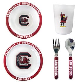 South Carolina Gamecocks 5 Piece Children's Dinner Set