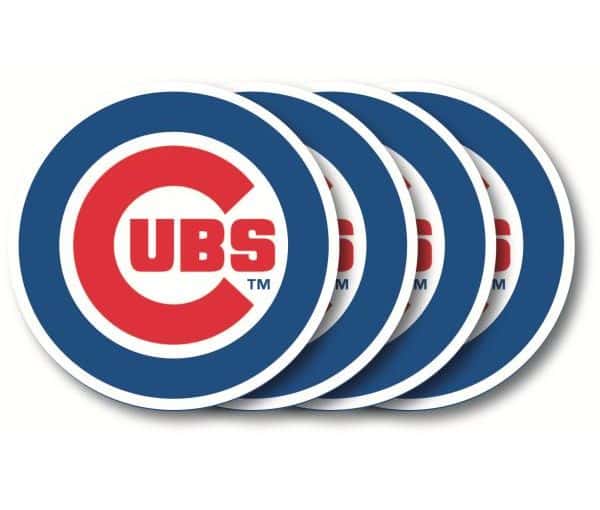 Chicago Cubs Coaster Set - 4 Pack