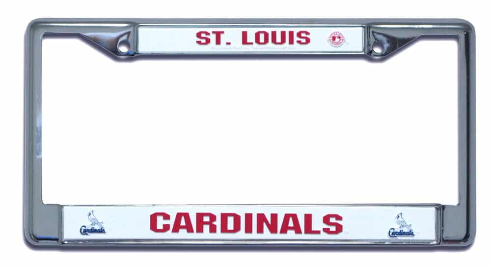 St. Louis Cardinals Chrome License Plate Frame - Detroit Game Gear