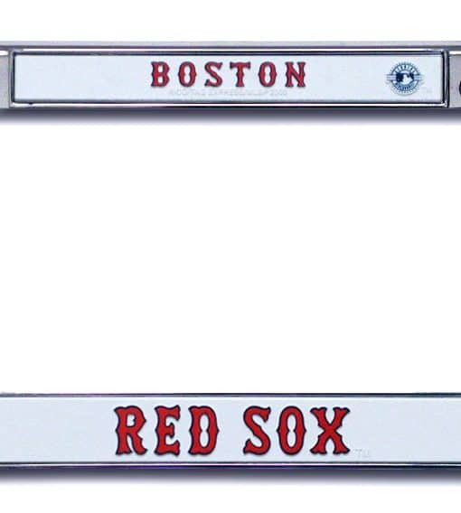 Boston Red Sox Chrome License Plate Frame Detroit Game Gear