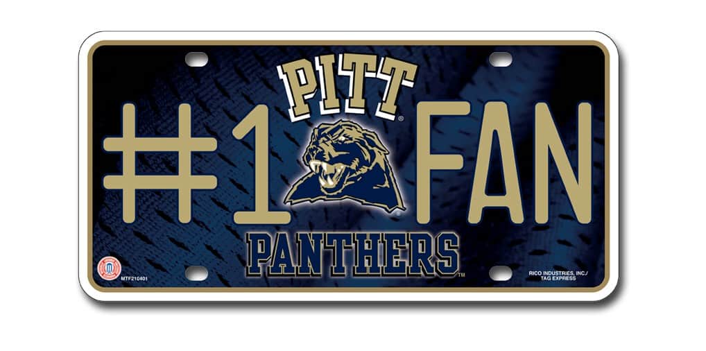 Pittsburgh Panthers License Plate - #1 Fan