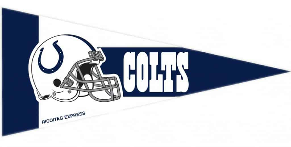 Indianapolis Colts Mini Pennants - 8 Piece Set