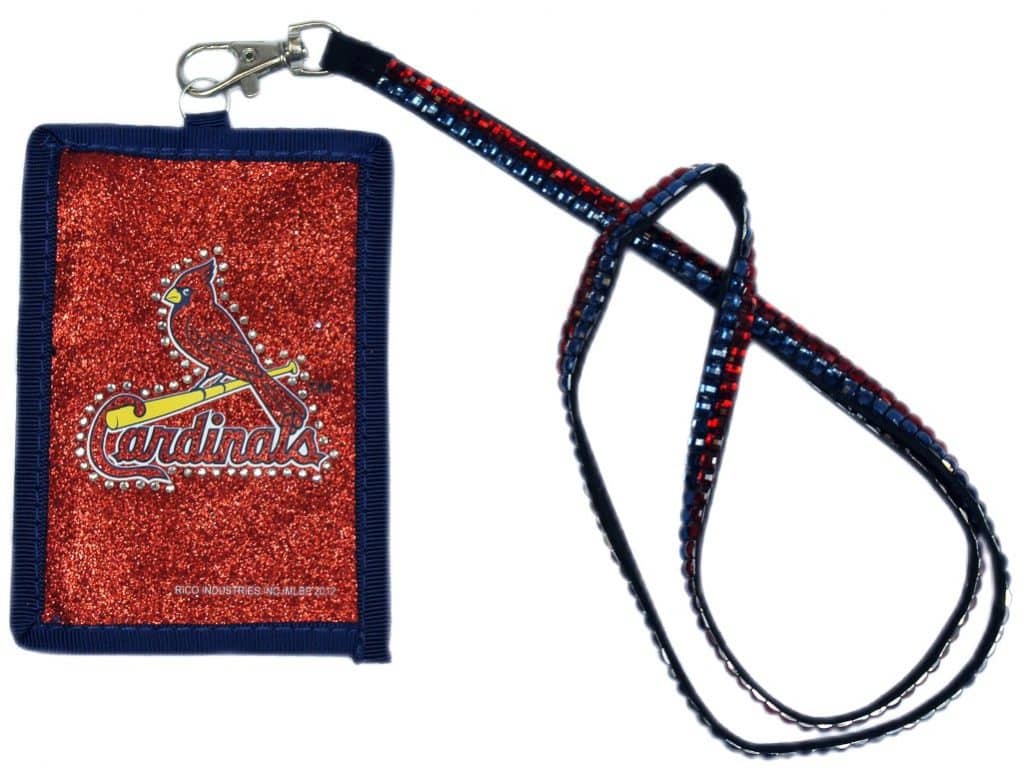 st louis cardinals lanyard with id holder