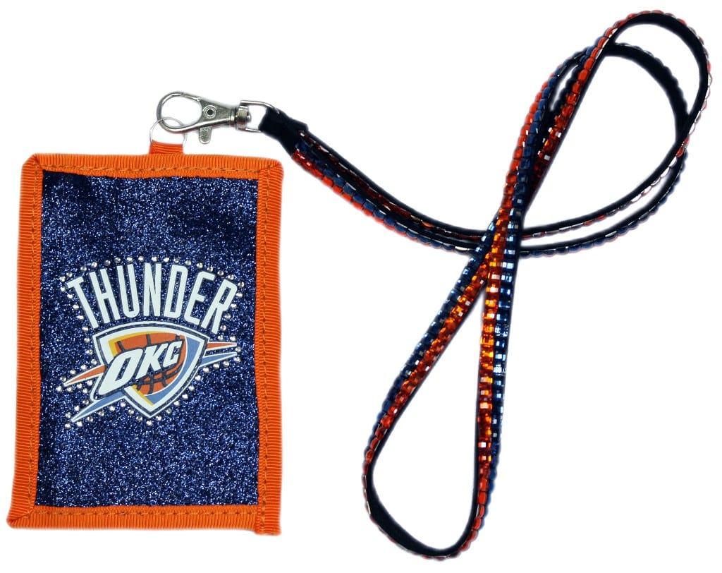 Oklahoma City Thunder Beaded Lanyard Wallet