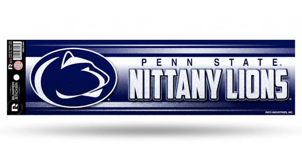 Penn State Nittany Lions Bumper Sticker - Glitter