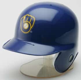 Milwaukee Brewers 1978-93 Throwback Mini Batting Helmet