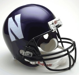 Northwestern Wildcats Riddell Deluxe Replica Helmet