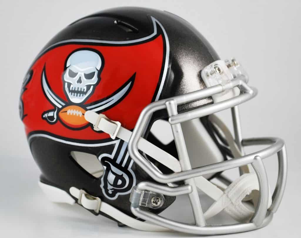 Tampa Bay Buccaneers Speed Mini Helmet - Detroit Game Gear