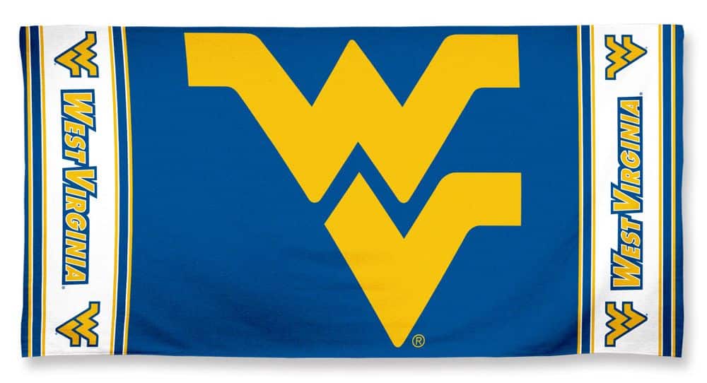 West Virginia Mountaineers Beach Towel