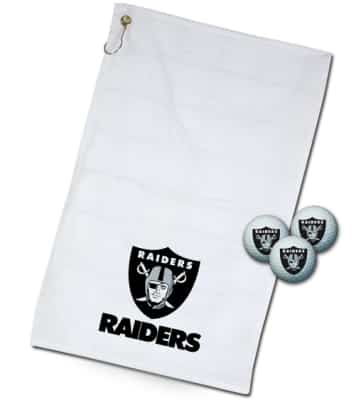 Oakland Raiders Golf Gift Box Set