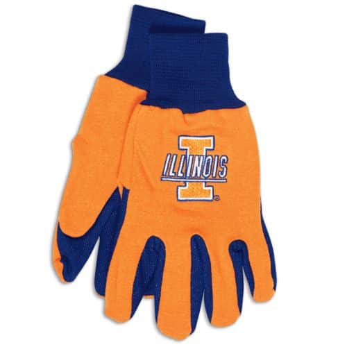 Illinois Fighting Illini Two Tone Gloves - Adult