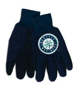 Seattle Mariners Navy Two Tone Gloves - Adult Size