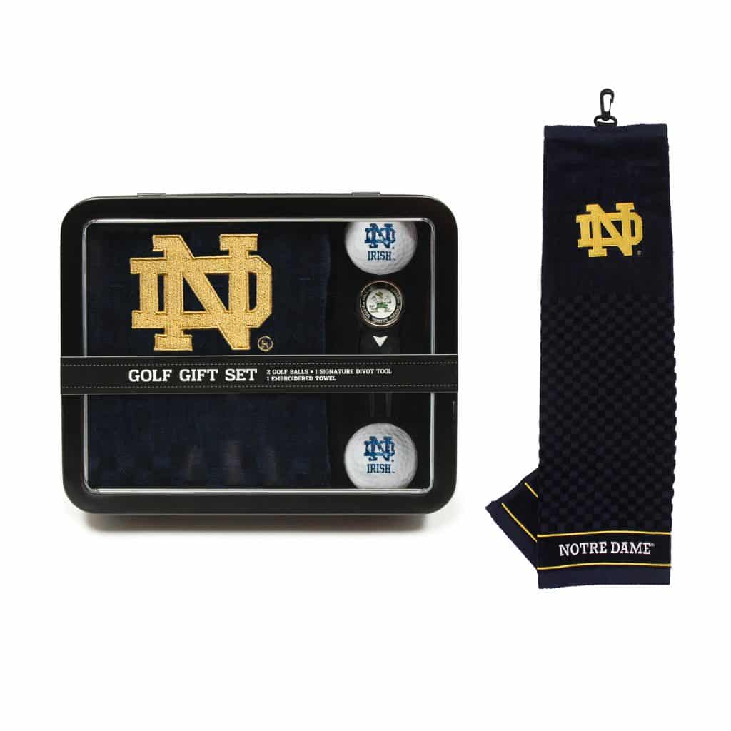 Notre Dame Fighting Irish Golf Gift Set with Towel