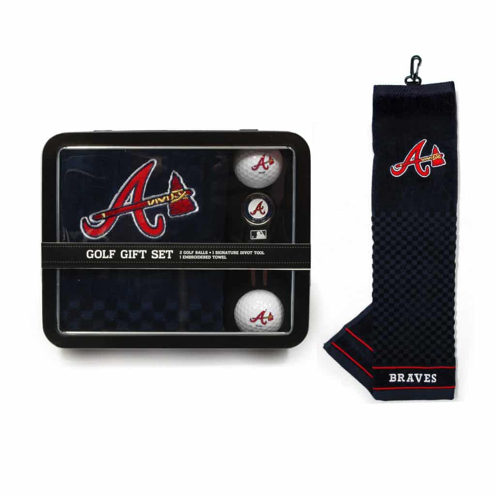 Atlanta Braves Golf Gift Set with Towel