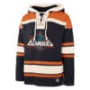 New York Islanders Men's 47 Brand Vintage Navy Pullover Jersey Hoodie