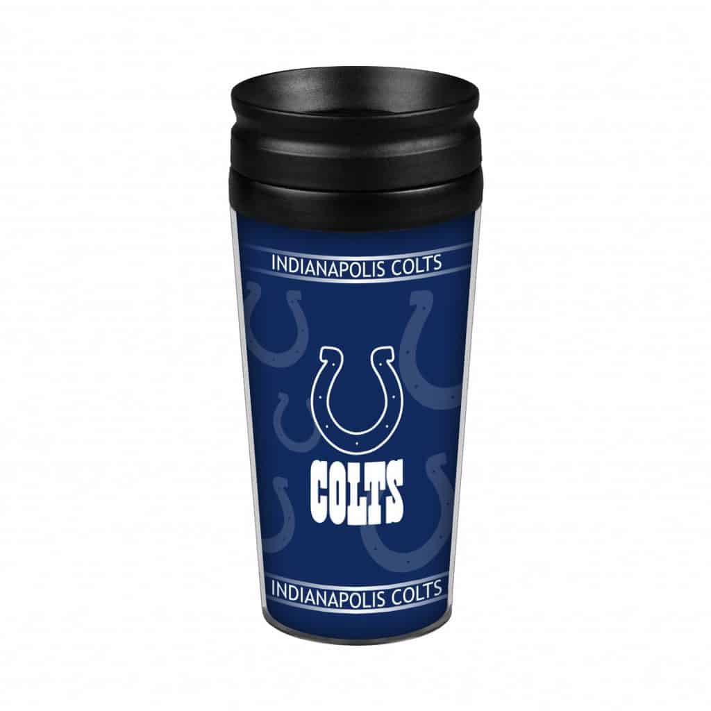 Indianapolis Colts 14oz. Full Wrap Travel Mug